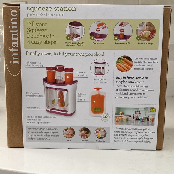 Infantino | squeeze station press & store unit - Picture 3 of 5